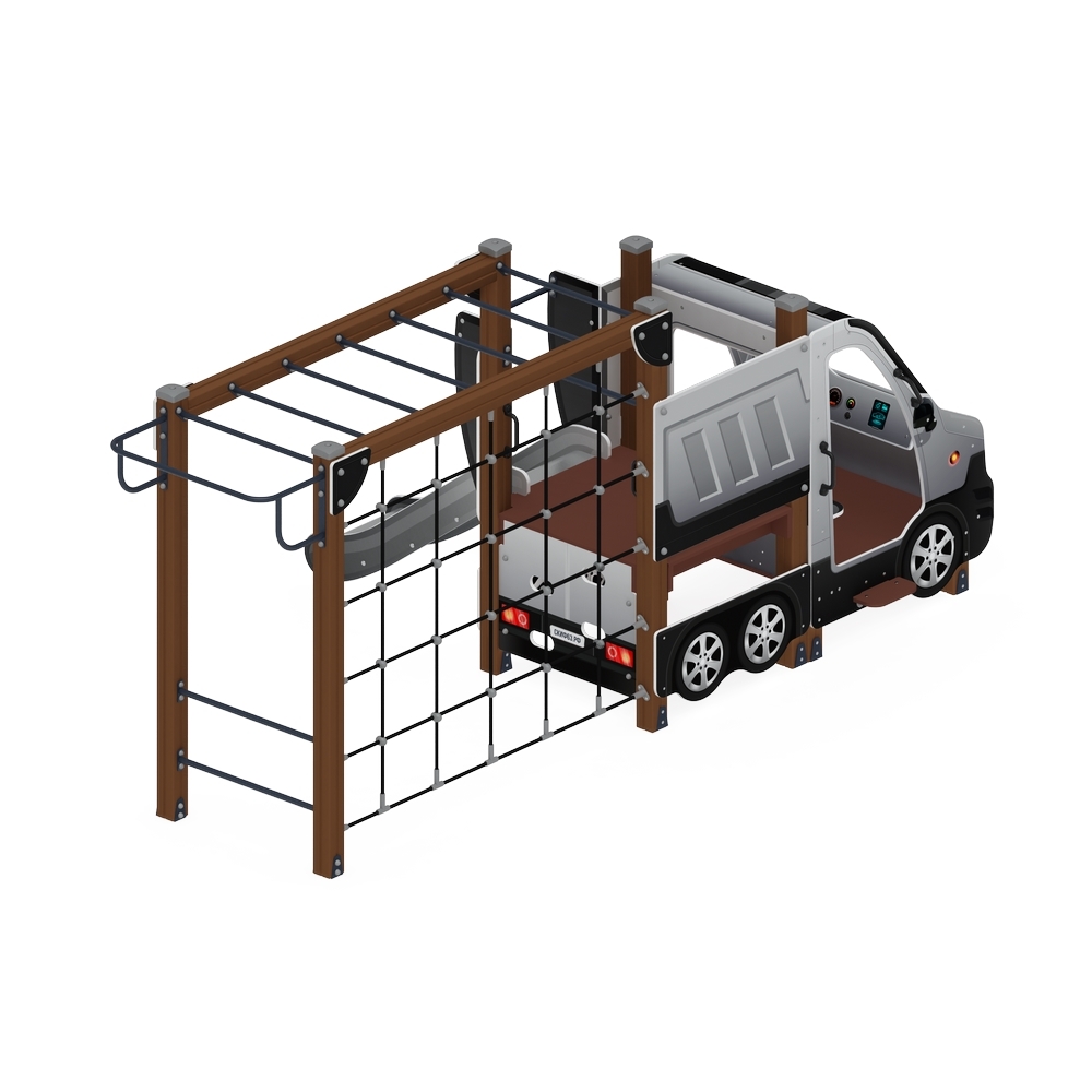 МАШИНКА С ГОРКОЙ тип 2 детский игровой комплекс ДИК 1.03.1.02-02 (H=750)