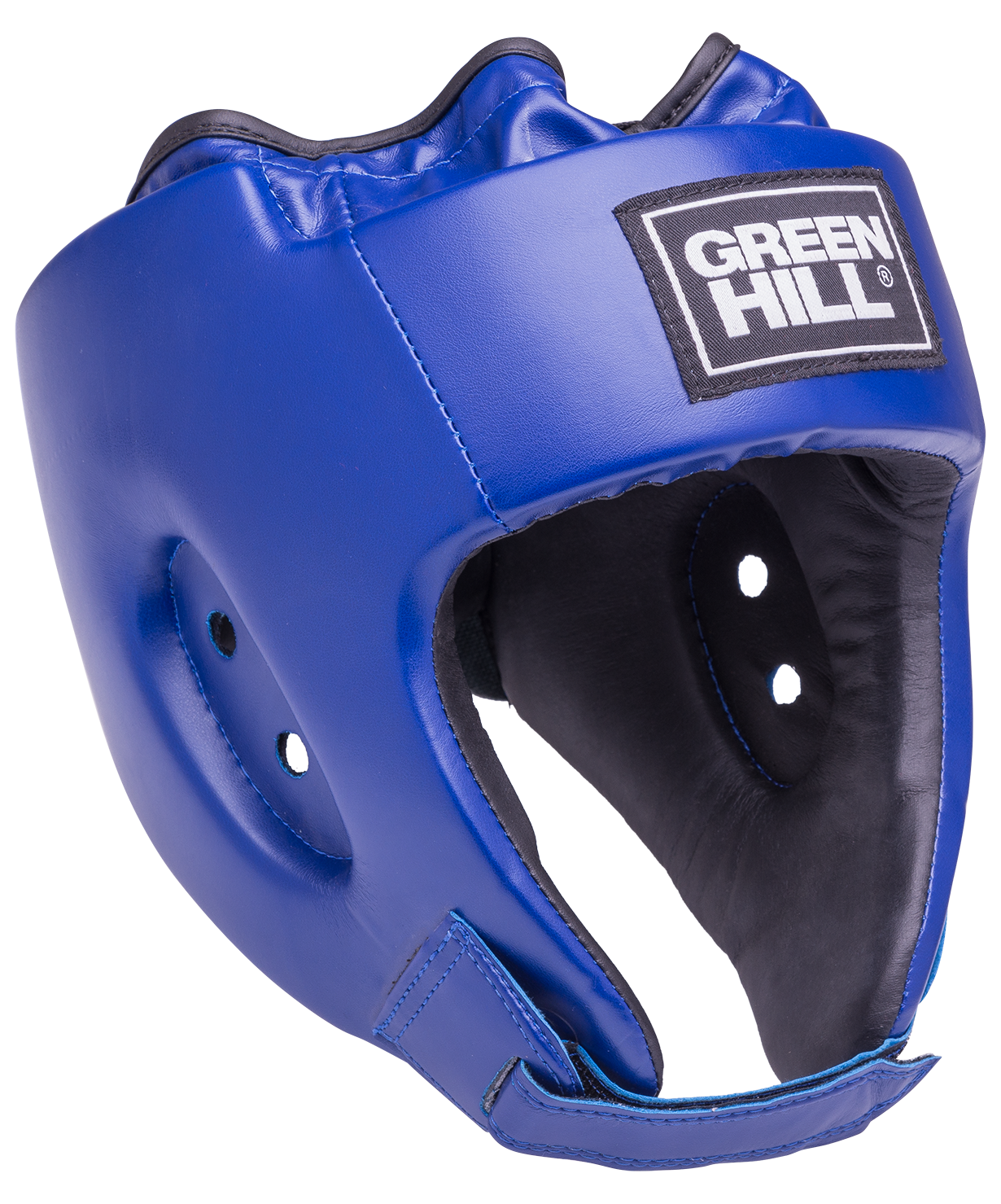 Шлем открытый Alfa HGA-4014, кожзам, синий, S