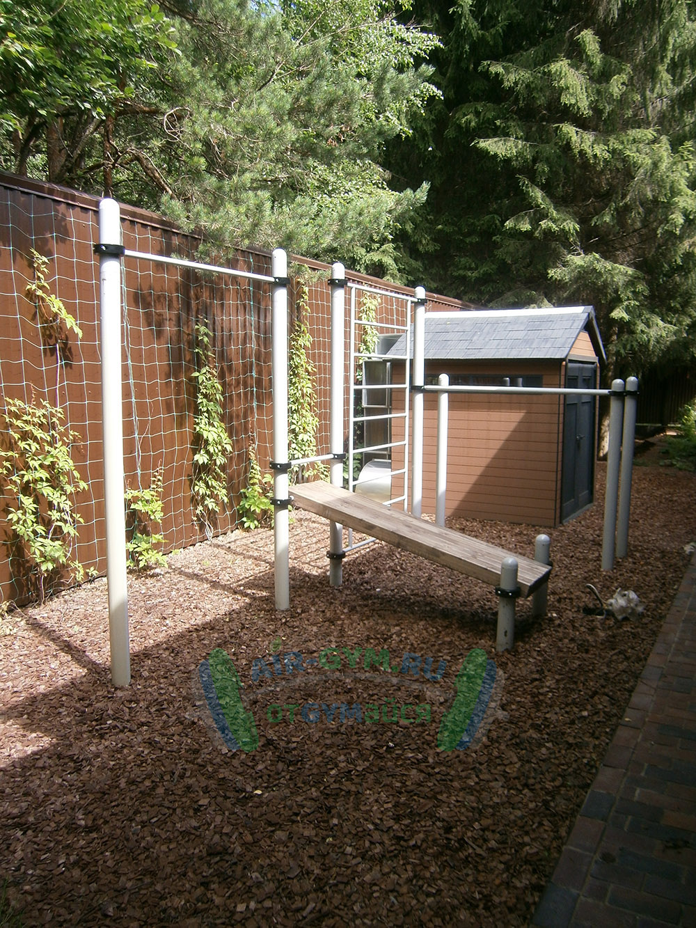 Комплекс турник, брусья, скамья для пресса, шведская стенка  Air-Gym YSK60