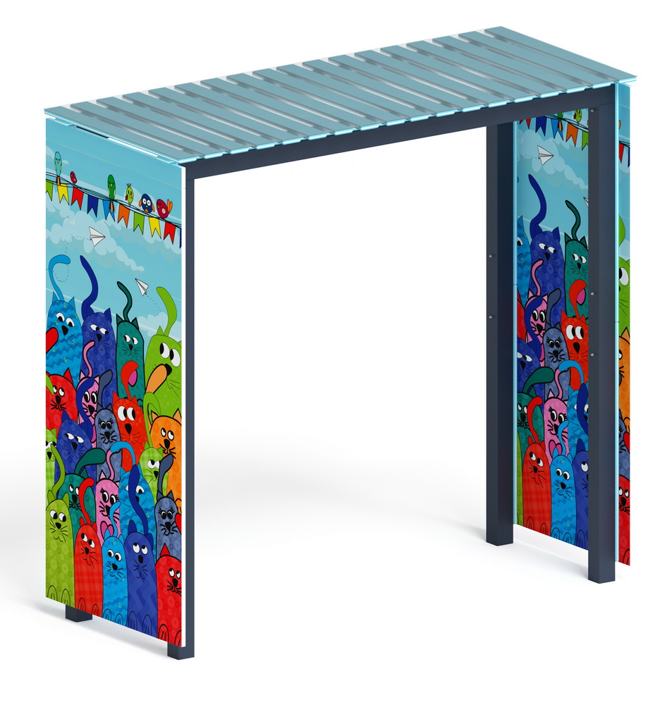 Пергола (Коты) МФ 77.06.01-06 /с поликарбонатом/