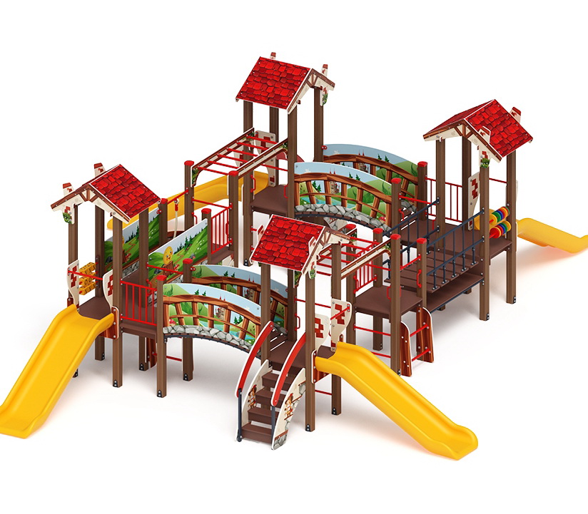 В ГОСТЯХ У СКАЗКИ детский игровой комплекс ДИК 1.05.01-28 (H=900)