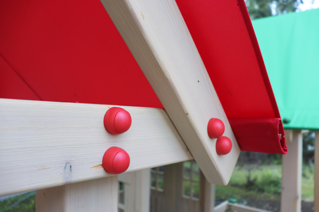 Колпачок пластиковый (красный) для детской площадки slp systems