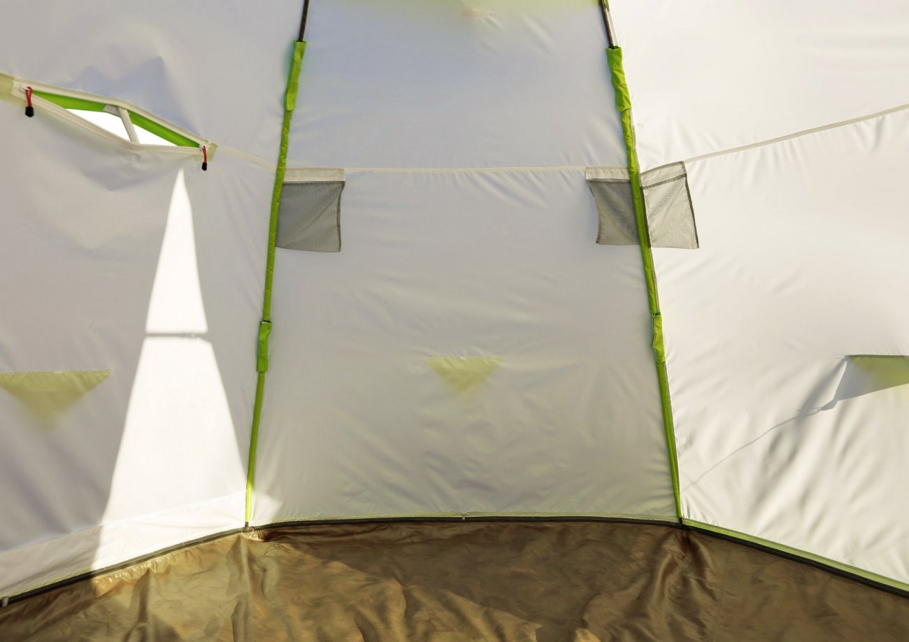 Зимняя палатка ЛОТОС 5С (без пола; стеклокомпозитный каркас)