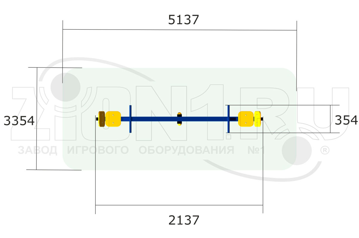 Качалка-балансир ZION Сток (КЧ055)