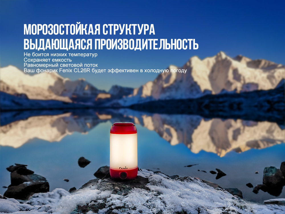Фонарь Fenix CL26R, красный