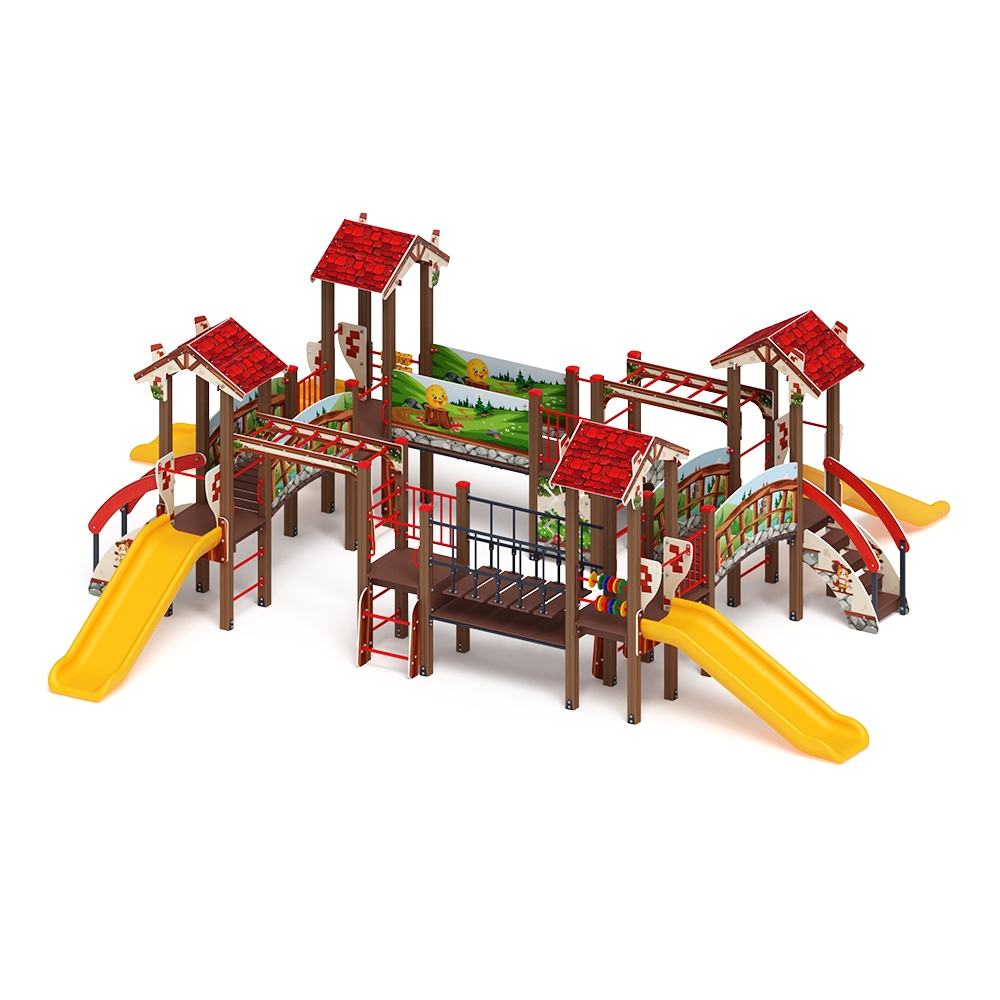 В ГОСТЯХ У СКАЗКИ детский игровой комплекс ДИК 1.05.01-28 (H=900)