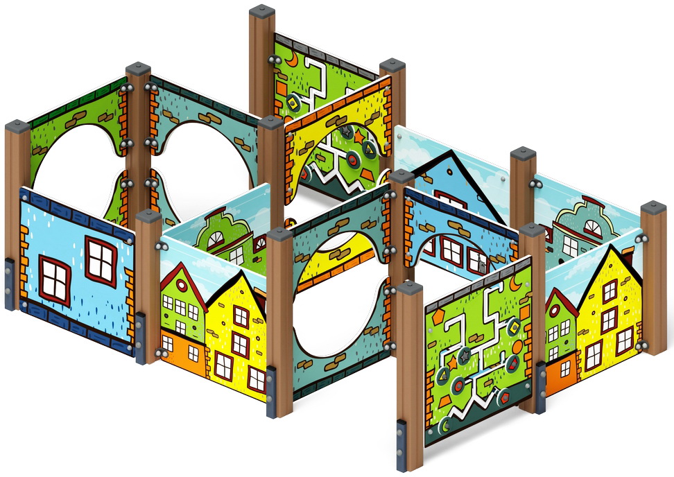 Лабиринт КУБИК 3 (Город) игровая форма МФ 20.01.03-01