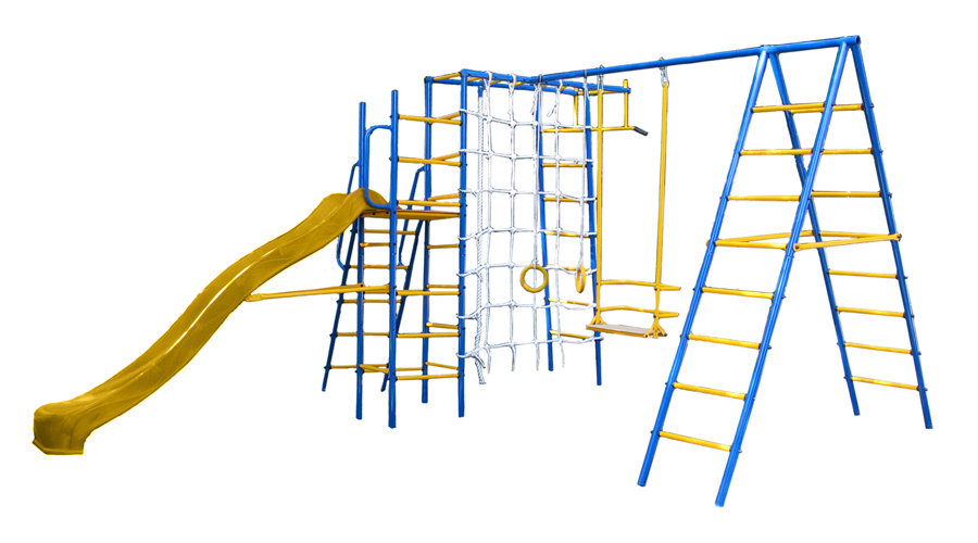 Уличный детский спортивный комплекс Kampfer Total Playground (желтый)
