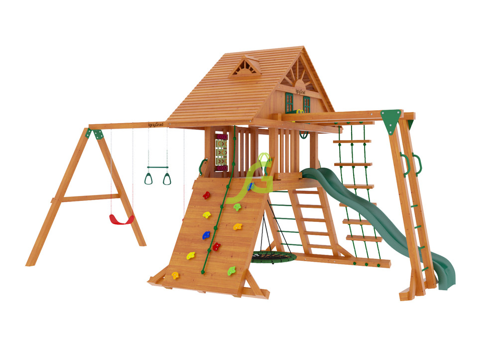 Детская площадка IgraGrad Крепость Фани с рукоходом (домик)