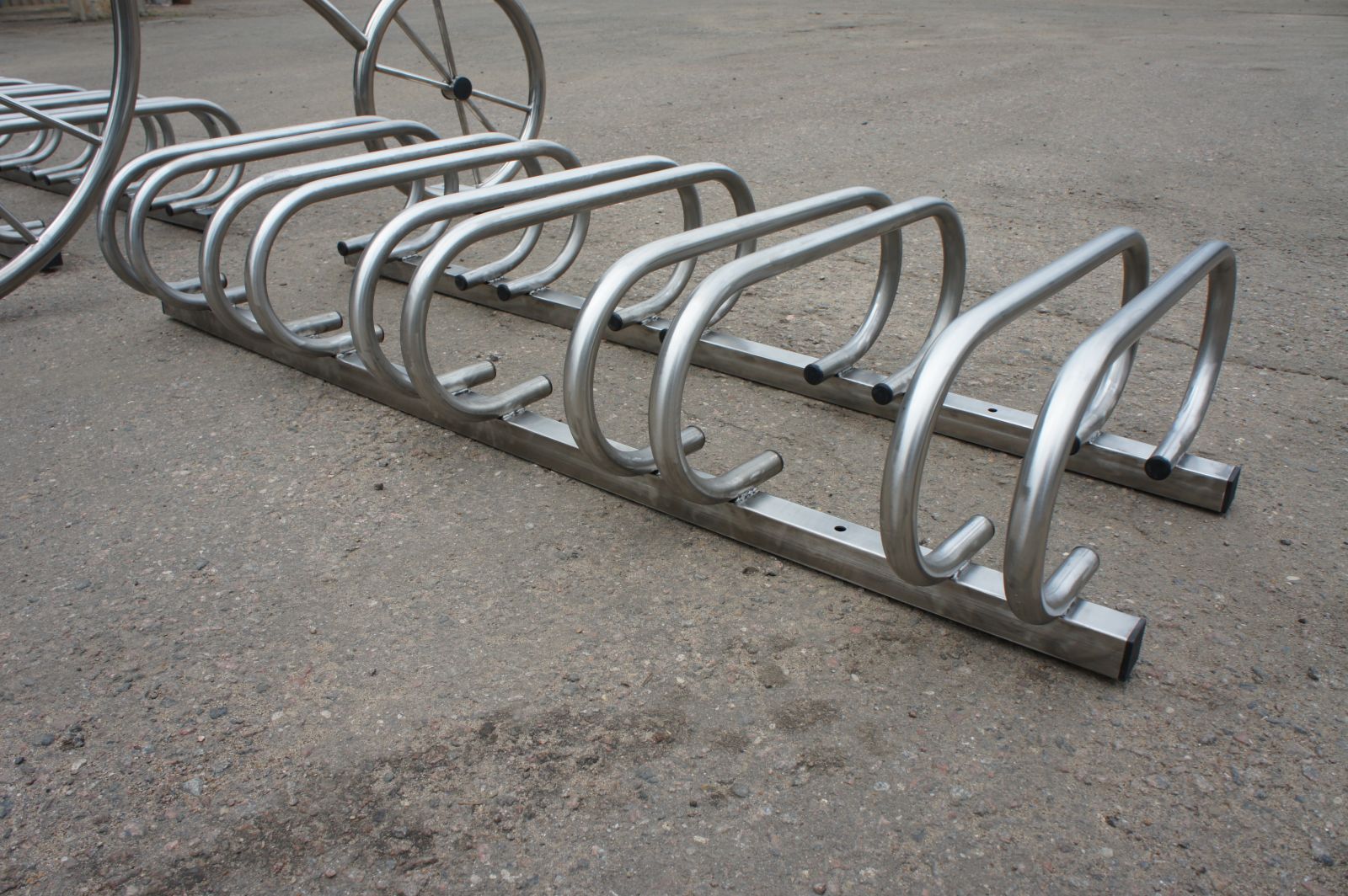 Велопарковка Air Gym ВП 7-1 из нержавеющей стали