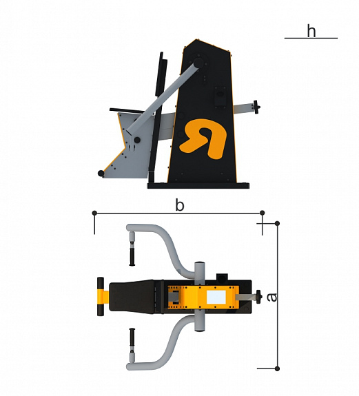 Тренажер уличный БИЦЕПС Romana 207.44.10