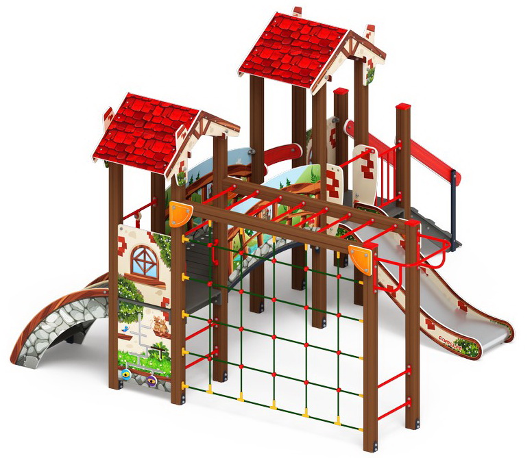 В ГОСТЯХ У СКАЗКИ детский игровой комплекс ДИК 1.05.01-06.С (H=900)