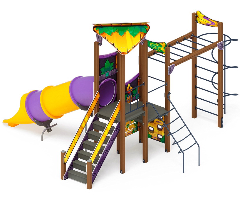 ВОЛШЕБНЫЙ ГОРОД детский игровой комплекс ДИК 2.19.04-01 (H=1500)