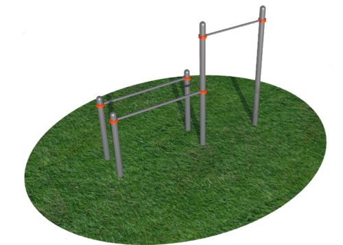 Турник с брусьями СВС-75