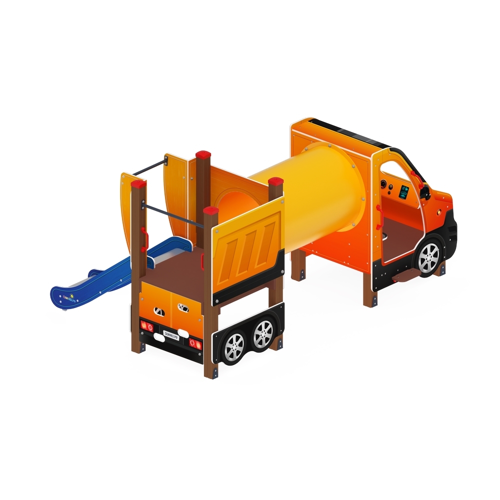 МАШИНКА С ГОРКОЙ тип 3 детский игровой комплекс ДИК 1.03.1.03-01 (H=750)