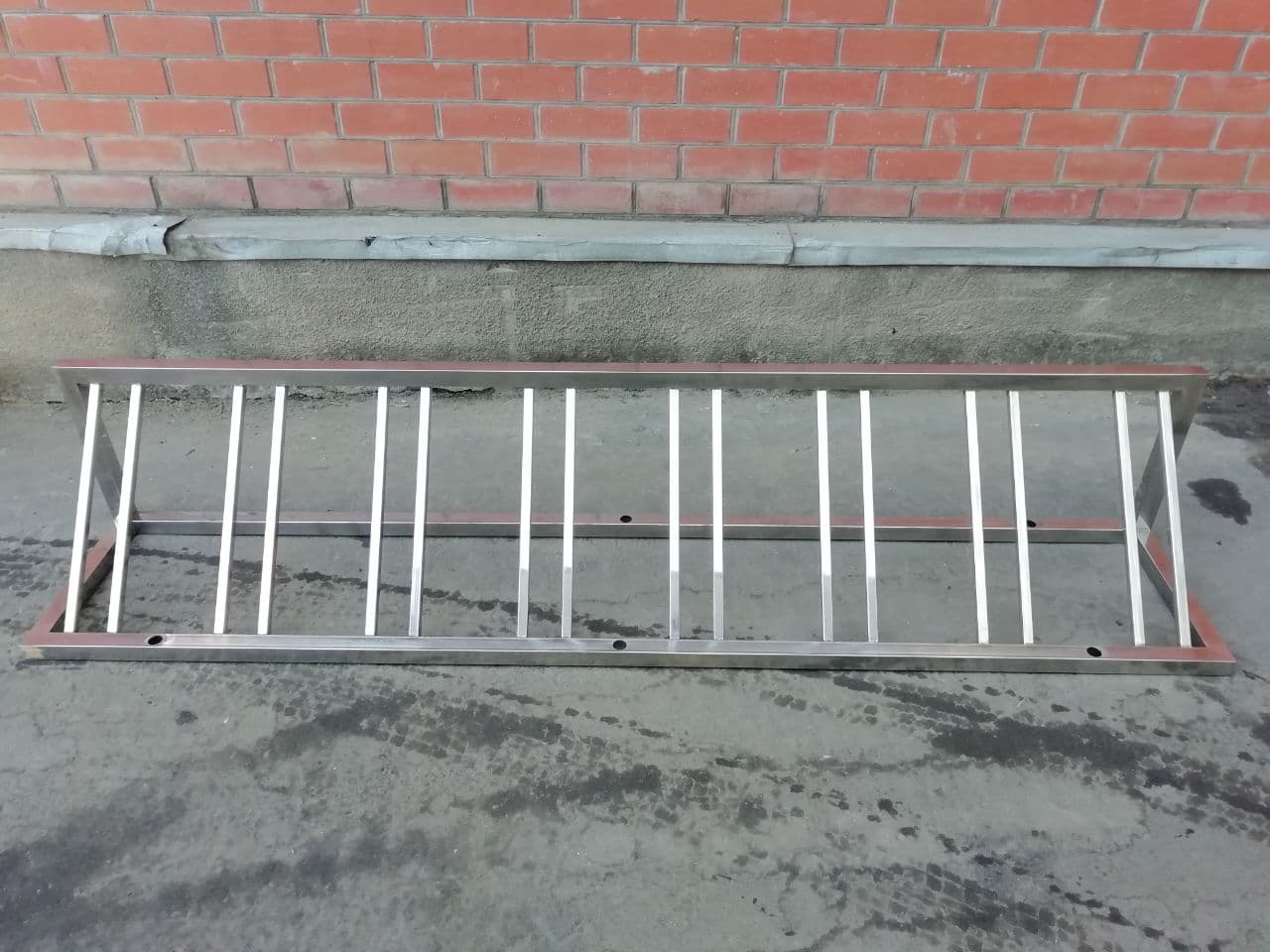 Велопарковка из нержавеющей стали Air-Gym ВП2