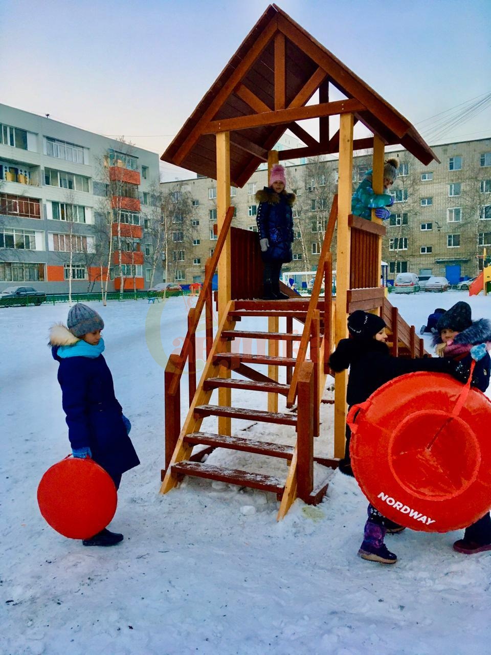 Зимняя горка Савушка Зима 5