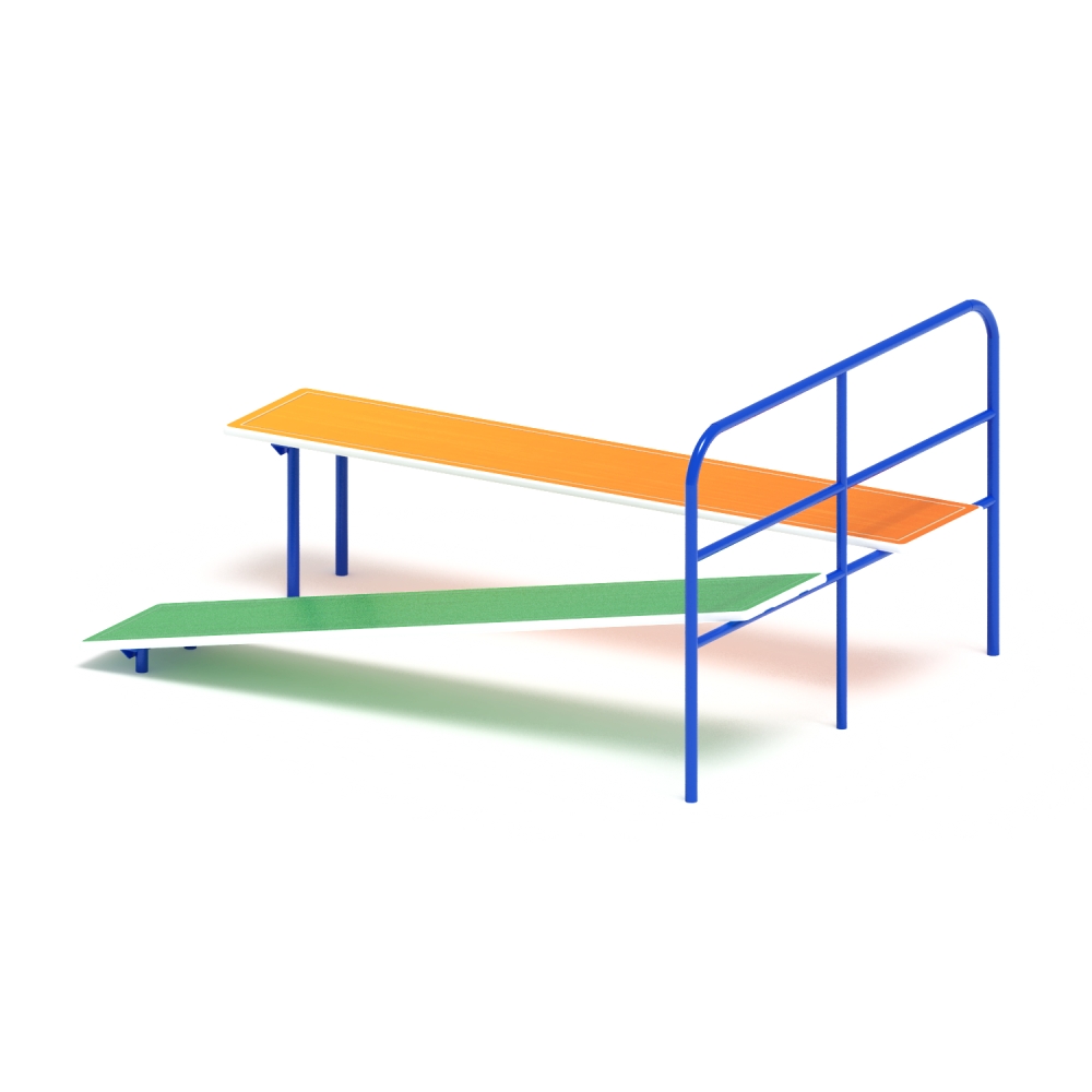 Скамья для пресса двойная СО 2.40.04