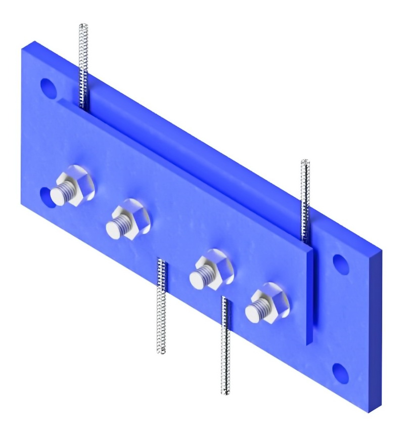 Кронштейн для фиксации тросов гимнастических колец (04.422)
