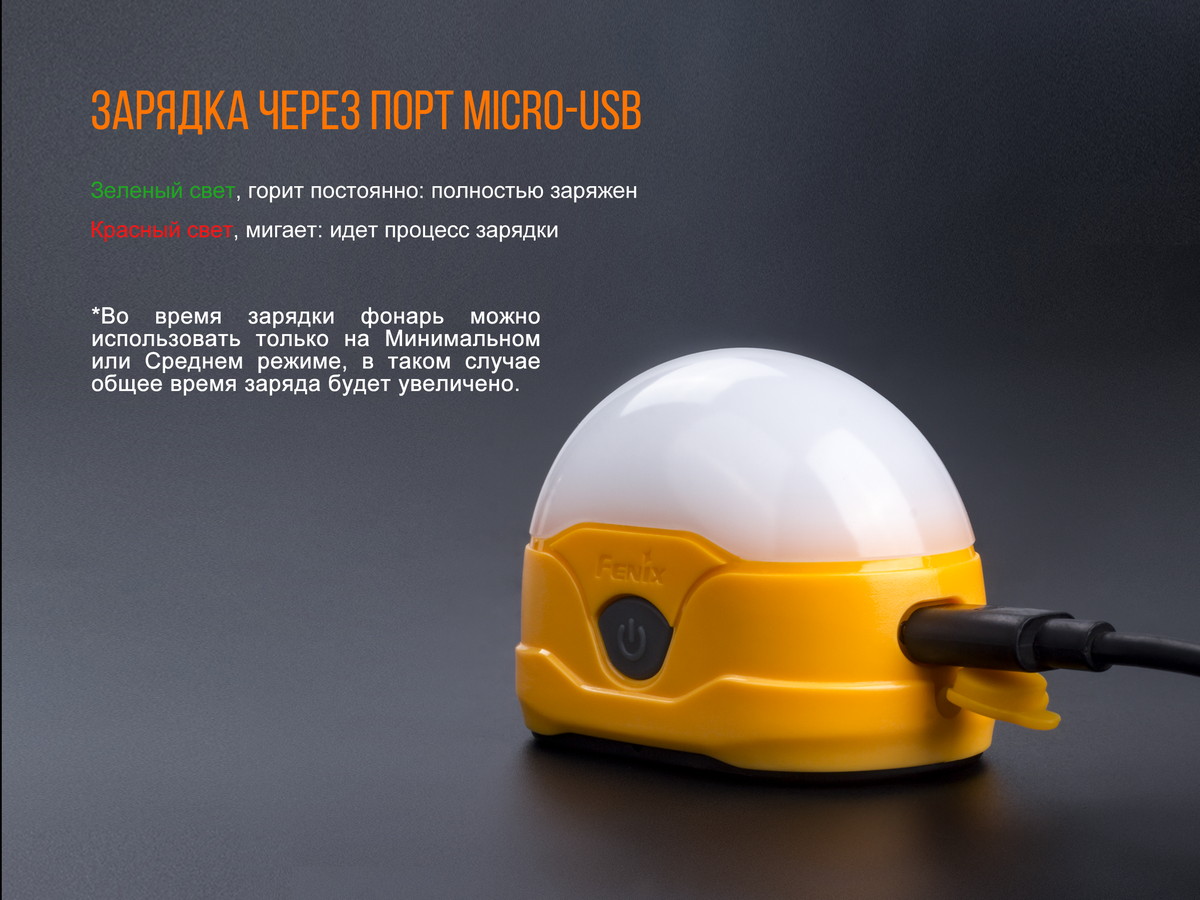 Фонарь Fenix CL20Rbl, голубой