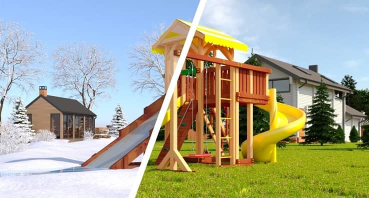 Детская площадка Савушка "4 сезона" - 9