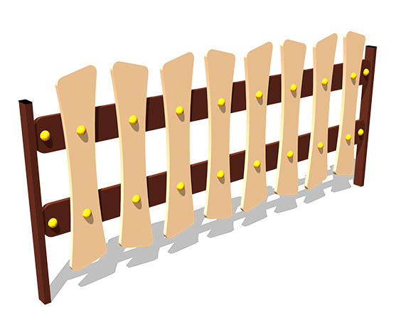 Ограждение детской площадки ZION Хижина (ОГД025)