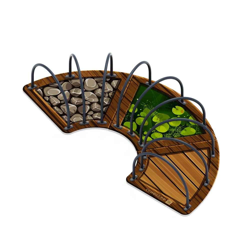 Лаз РУЧЕЕК для детской площадки СО 1.10.05-11