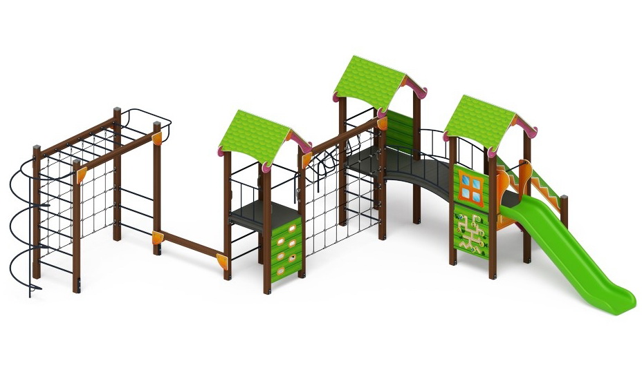 ЛУКОМОРЬЕ детский игровой комплекс ДИК 2.25.07-01 (H=1200)