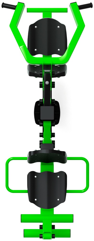 Тренажер уличный ВЕРХНЯЯ ТЯГА + ФЛЕКС (зеленый) СТ 021-12.П