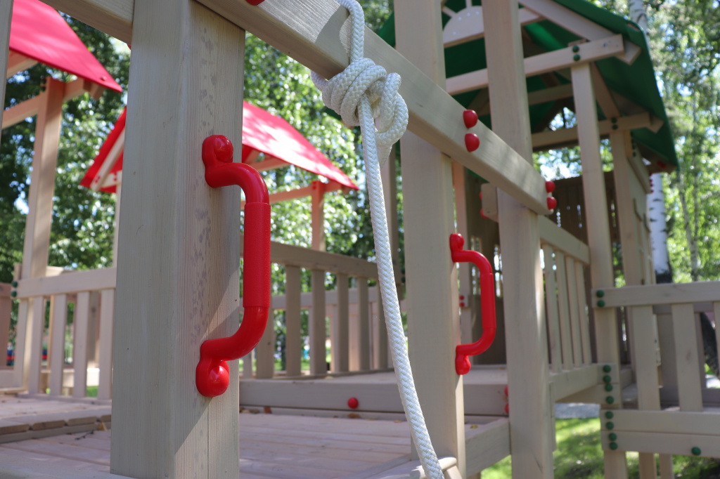 НАБОР РУЧЕК красный для детской площадки slp systems