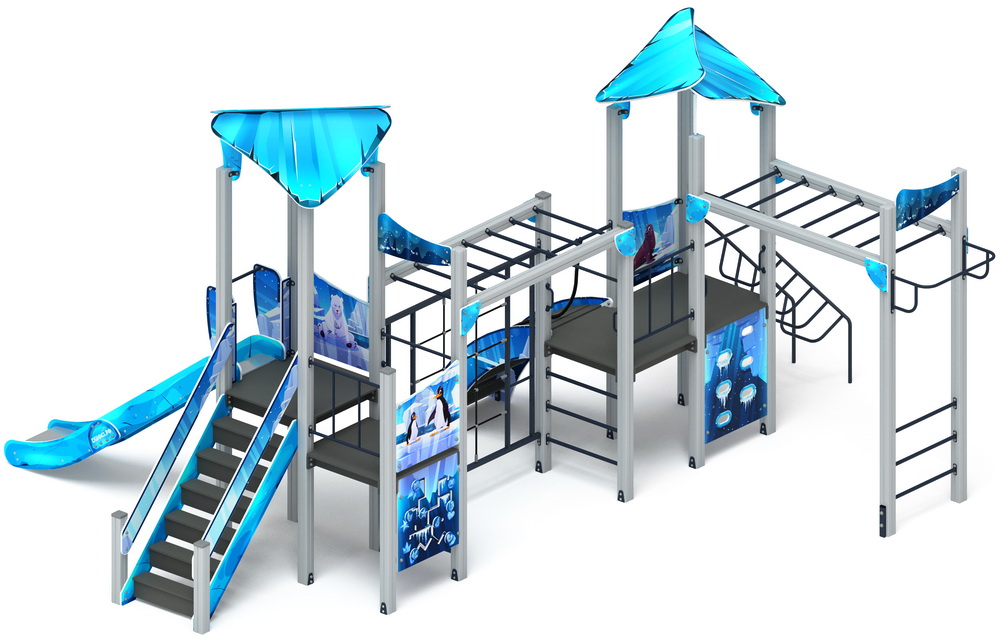 ВОЛШЕБНЫЙ ГОРОД детский игровой комплекс ДИК 2.19.01-02 (H=1500)