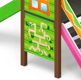 ЛУКОМОРЬЕ детский игровой комплекс ДИК 2.25.07-01.С (Н=1200)