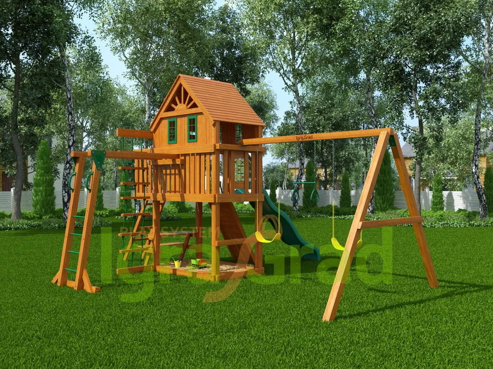 Детская площадка IgraGrad Шато с рукоходом (Домик)