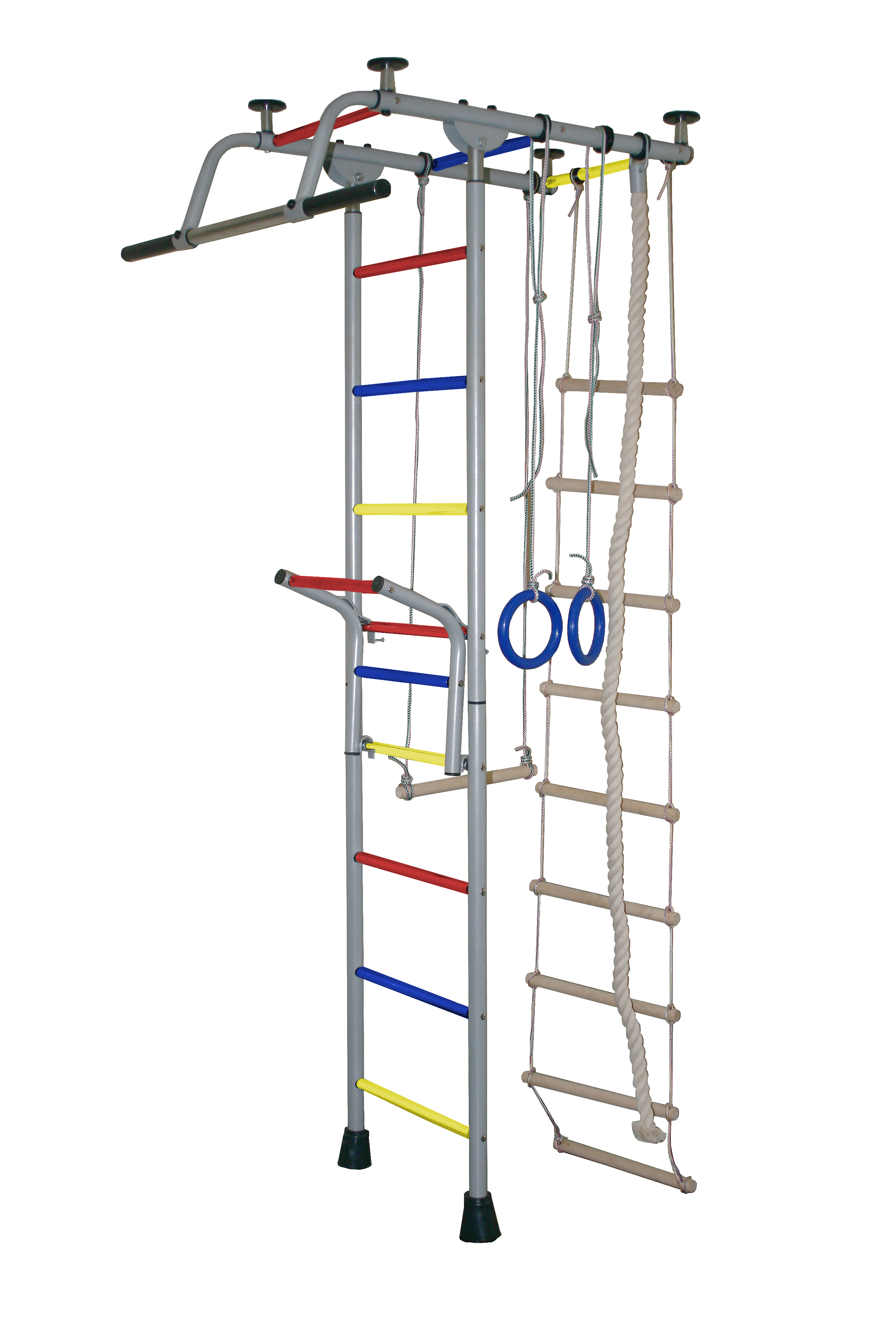 ДСК "Крепыш плюс" Т с навесным турником ПВХ серый