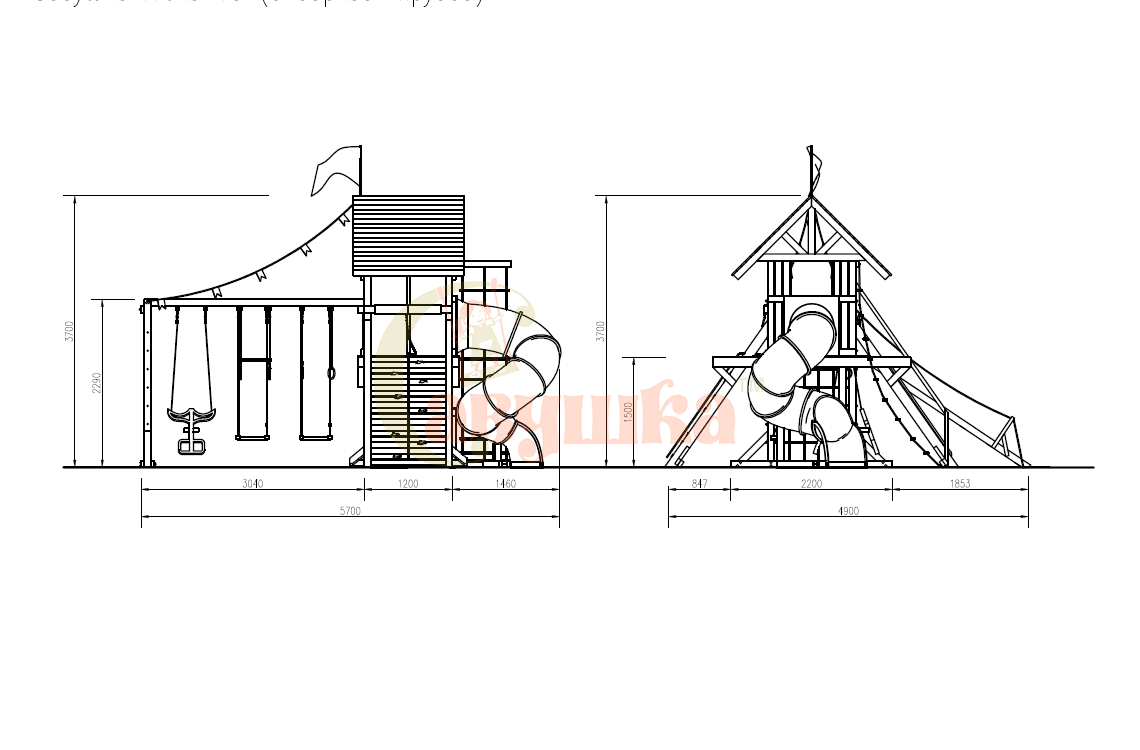 Игровой комплекс Савушка Lux - 13