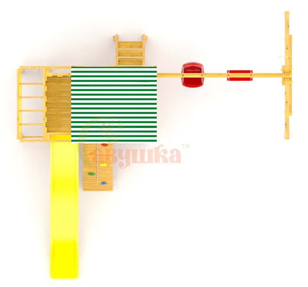 Детская площадка Савушка Мастер 3 Plus (горка 3 метра)