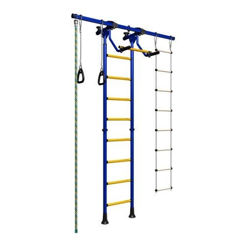 Детский спортивный комплекс ДСКМ "Карусель R55" (ДСКМ-2-8.06.Г5.410.01-12) сине/жёлтый