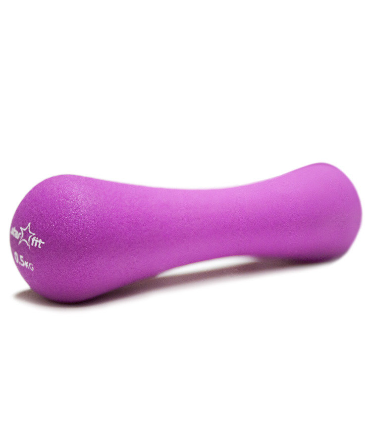 Гантель неопреновая STARFIT DB-202 0,5 кг, розовая (1 шт.) 1/40