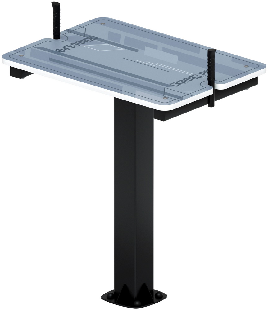 Тренажер уличный СТОЛ ДЛЯ АРМРЕСТЛИНГА (серый) СТ 001-13