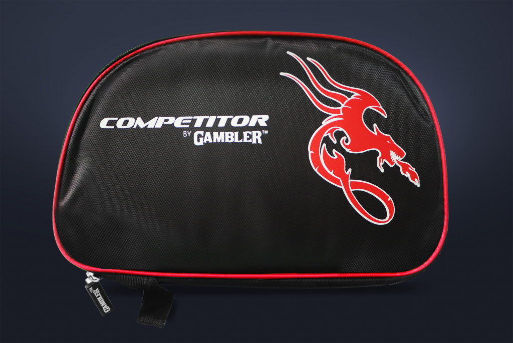 Чехол для теннисной ракетки Double padded dragon cover red