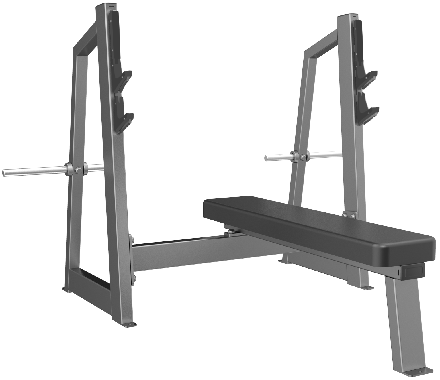 E-3043 Скамья-стойка для жима штанги лежа