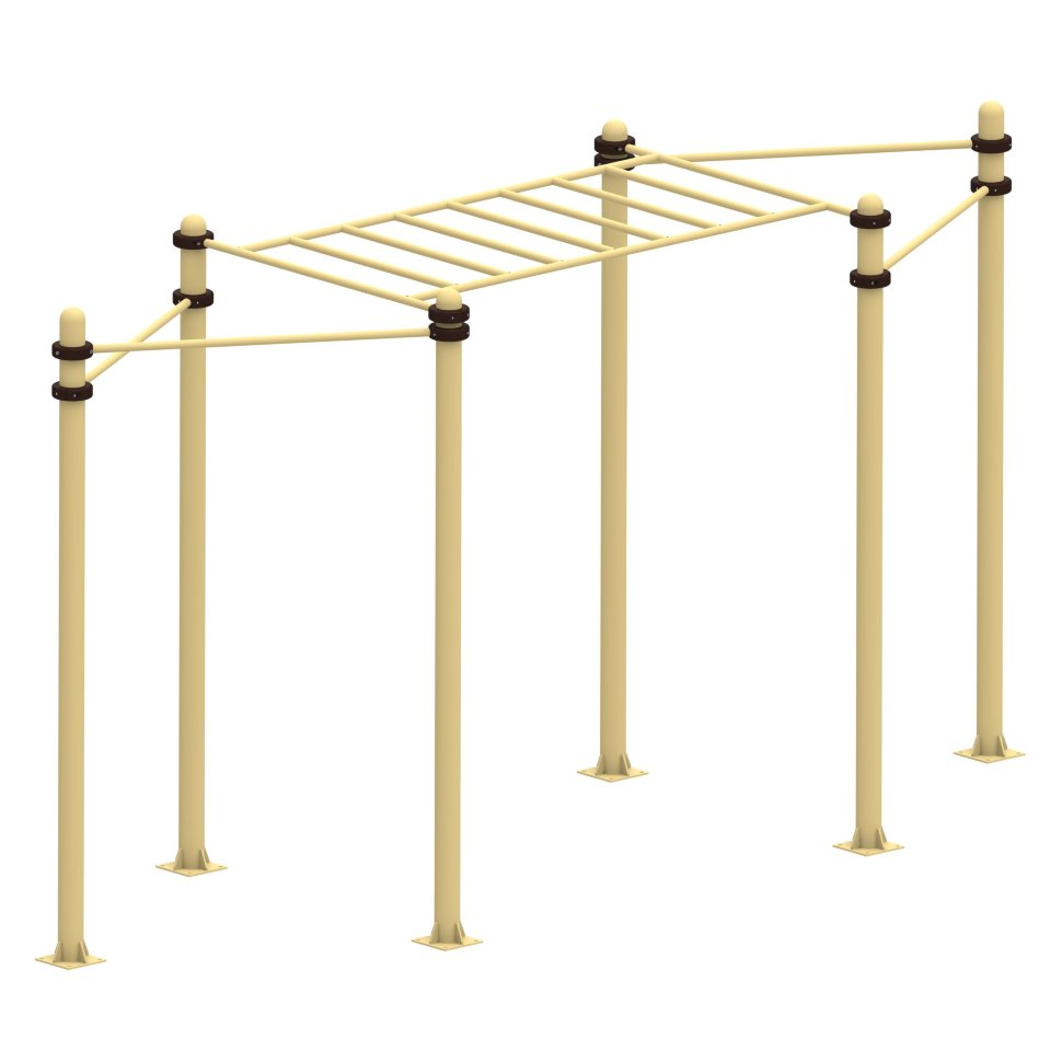 Рукоход с четырьмя турниками Air-Gym YSK53