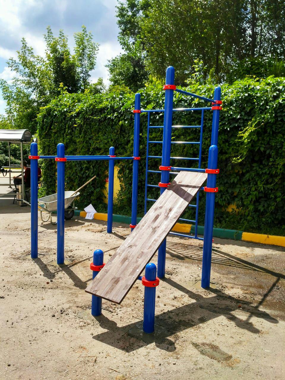 Комплекс турник, брусья, скамья для пресса, шведская стенка  Air-Gym YSK60