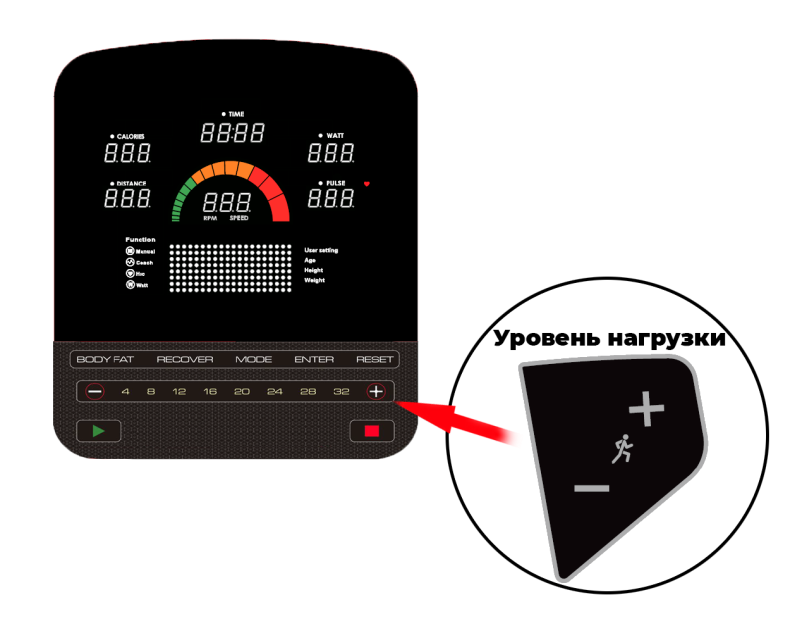 Эллиптический тренажер DFC E108T