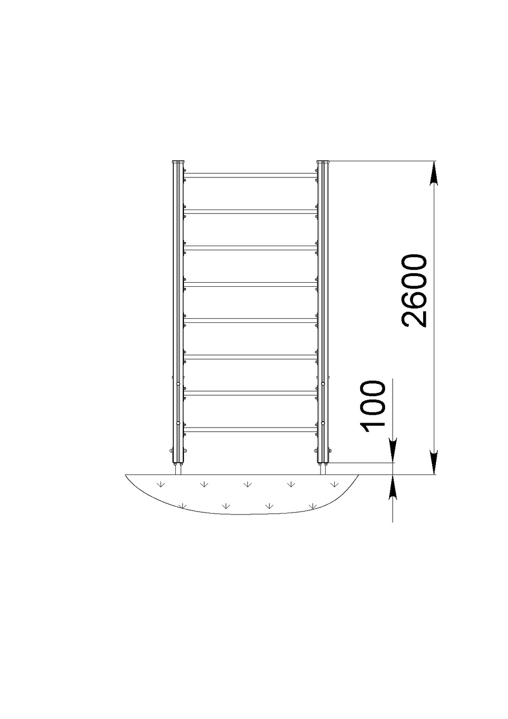Уличная Шведская стенка START LINE