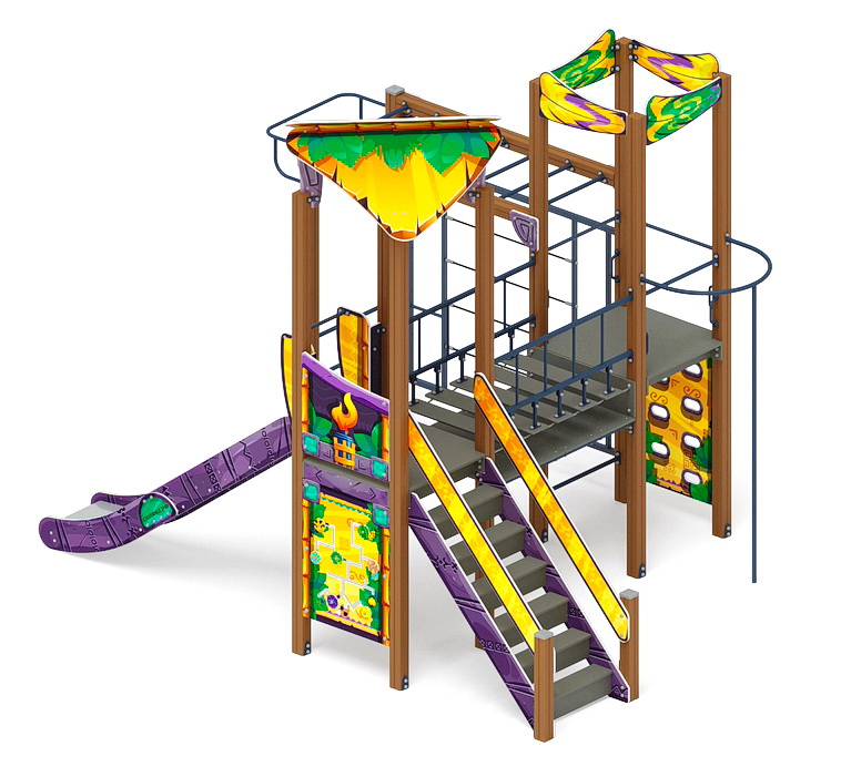 ВОЛШЕБНЫЙ ГОРОД детский игровой комплекс ДИК 2.19.05-01 (H=1500)