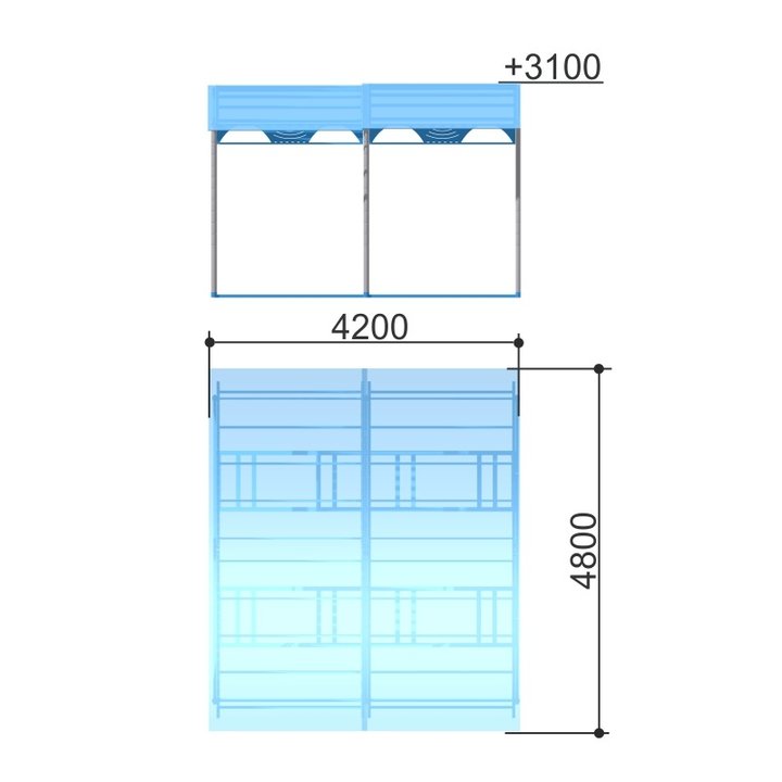 Теневой навес Romana 301.37.00