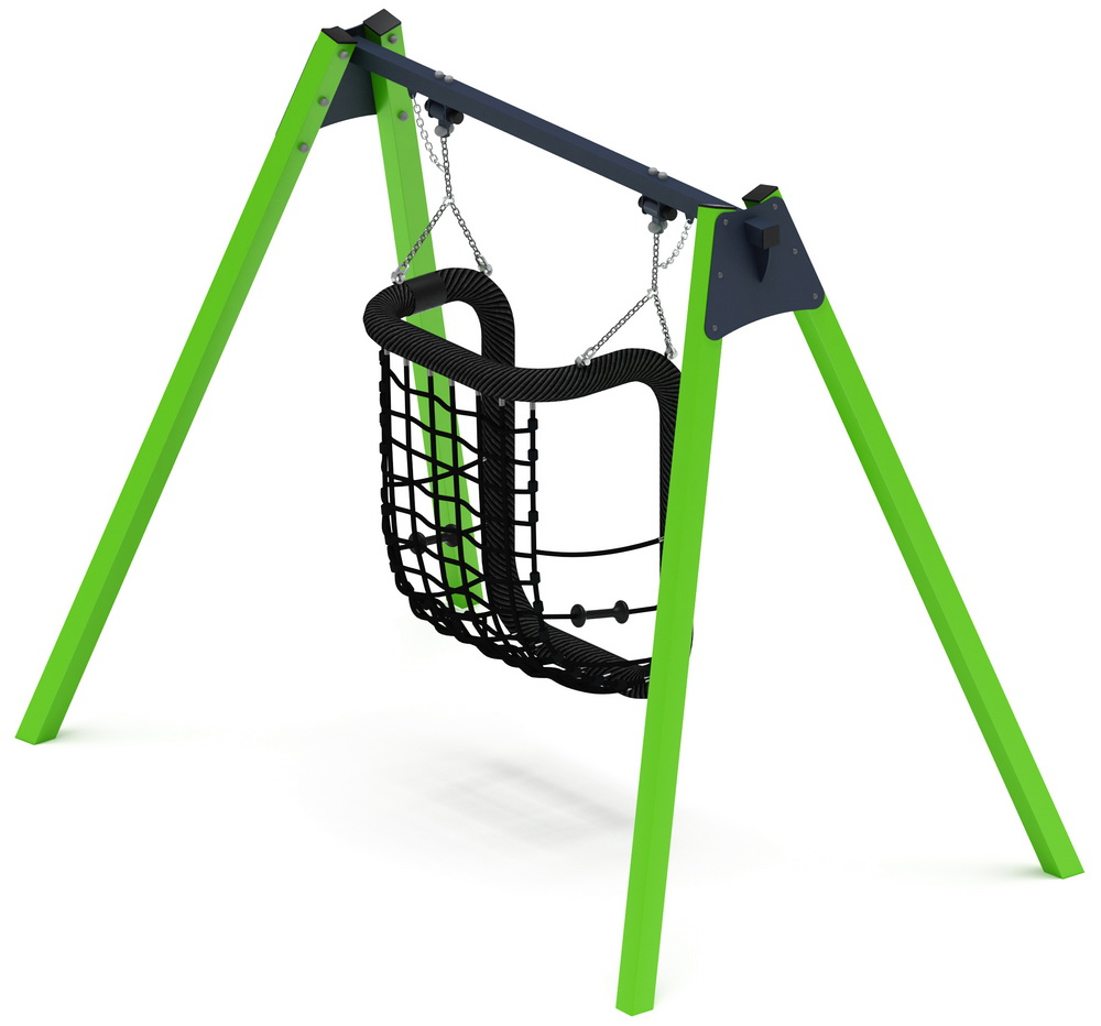 Качели М1 металл ИО 11.М.08.01-02 (зеленый)