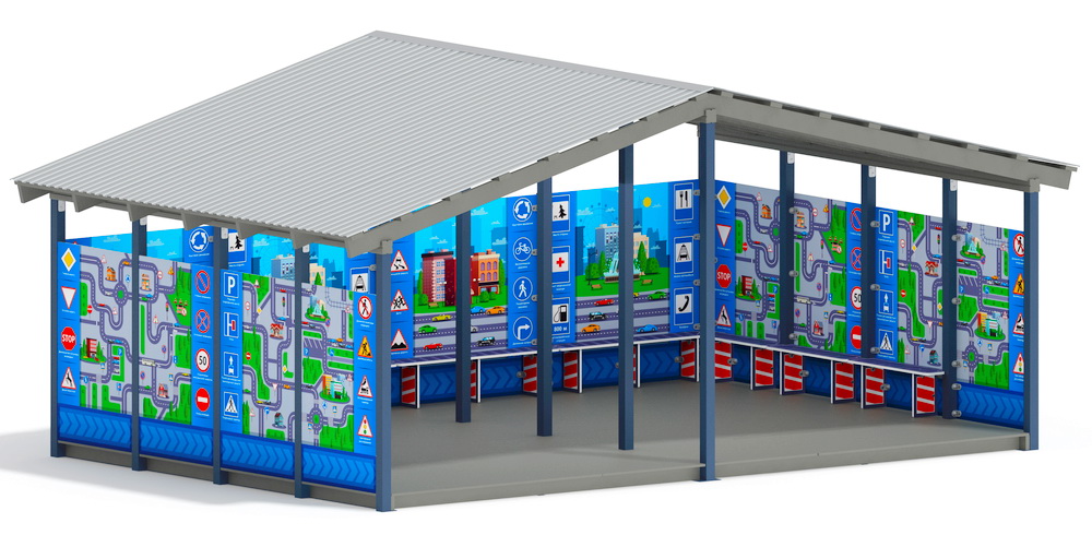 Теневой навес (ДПС) МФ 70.6.4-14