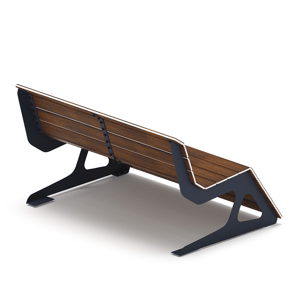 Шезлонг парковый (Темный дуб) МФ 42.02.05-10